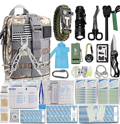 Monoki 応急処置 サバイバルキット 302個